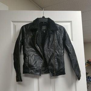 Jessica Simpson pleather jacket